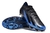 Chuteira Adidas X Crazyfast Campo FG - Preta com detalhes em azul - loja online