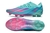 Chuteira Adidas X Crazyfast Campo FG - Azul marinho com detalhes em rosa - comprar online