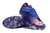 Chuteira New Balance Vivid Spark Campo FG- Azul com detalhes em laranja na internet