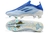 Chuteira Adidas X Speedflow Campo FG- Azul com detalhes em branco - comprar online