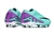 Chuteira Nike Air Zoom Mercurial Vapor XV SG - Ciano com detalhes em roxo - loja online