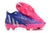 Chuteira Adidas Predator Edge Campo FG- Roxa com detalhes em rosa