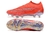 Chuteira Nike Phantom GX Campo FG - Vermelha com detalhes em cinza - comprar online