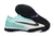 Chuteira Nike Phantom GX Society TF - Ciano com detalhes em branco