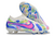 Chuteira Nike Air Zoom Mercurial Vapor IX Campo FG - Branca com detalhes coloridos