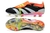 Chuteira Adidas Predator 30 Campo FG- Preta com detalhes em branco e laranja - comprar online