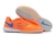 Chuteira Nike Lunar Gato II Salão - Laranja com detalhes em branco