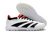 Chuteira Adidas Predator 30 Society TF - Branca com detalhes em vermelho