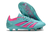 Chuteira Adidas Predator 30 Campo FG- Ciano com detalhes em rosa