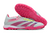 Chuteira Adidas Predator 30 Society TF - Branco e rosa