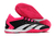 Chuteira Adidas Predator Accuracy Salão - Preta com detalhes em rosa