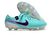 Chuteira Nike Tiempo Legend X Campo FG - Ciano com detalhes em branco