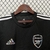 Camisa Arsenal Balmain 24/25 - Torcedor Adidas Masculina - Preta com detalhes refletivos na internet