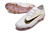 Chuteira Nike Phantom GX Elite Campo FG- Branca com detalhes em rosa na internet