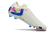 Chuteira Nike Phantom GX 2 Campo FG- Branca com detalhes em rosa e verde - IMPERIUM SPORTS | LOJA DE ARTIGOS ESPORTIVOS