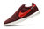 Chuteira Nike Streetgato Salão - Vermelho escuro com detalhes em vermelho claro na internet