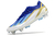 Chuteira Adidas X Crazyfast SG - Azul com detalhes em amarelo e branco - IMPERIUM SPORTS | LOJA DE ARTIGOS ESPORTIVOS