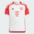 Camisa Bayern de Munique I 23/24 -Torcedor Adidas Masculina - Branca com detalhes em vermelho