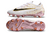 Chuteira Nike Phantom GX Elite Campo FG- Branca com detalhes em rosa - comprar online