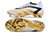 Chuteira Adidas Predator Accuracy Campo FG- Branca com detalhes em dourado - comprar online