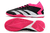 Chuteira Adidas Predator Accuracy Salão - Preta com detalhes em rosa - comprar online