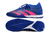 Chuteira Adidas Predator Accuracy Salão - Azul escuro com detalhes em rosa - comprar online