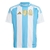 Camisa Seleção da Argentina I 24/25 - Torcedor Adidas Masculina - Azul e branca com detalhes em amarelo