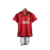 Kit Infantil Manchester United I 23/24 - Vermelha com detalhes em preto