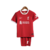 Kit Infantil Liverpool I 23/24 - Vermelha com detalhes em branco