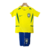 Kit Infantil Seleção Brasileira I 2002 - Amarela com detalhes em verde