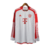 Camisa Bayern De Munique I Mangas Longas 23/24 - Torcedor Adidas Masculina - Branca com detalhes em vermelho