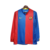 Camisa Retrô Barcelona I Mangas Longas 06/07- Listrada em vermelho e azul