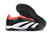 Chuteira Adidas Predator 30 Society TF - Preta com detalhes em vermelho