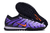 Chuteira Nike Air Zoom Mercurial Vapor XV Society TF -Roxa com detalhes em preto