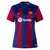 Camisa Barcelona I 23/24 -Torcedor Nike Feminina - Azul com detalhes em vermelho