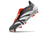 Chuteira Adidas Predator 30 Campo FG- Cinza com detalhes em branco e vermelho - IMPERIUM SPORTS | LOJA DE ARTIGOS ESPORTIVOS