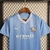 Kit Infantil Manchester City I 23/24 - Azul marinho com detalhes em branco na internet