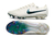 Chuteira Nike Tiempo Legend 10 Campo FG - Branca com detalhes em verde esmeralda - comprar online