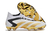 Chuteira Adidas Predator Accuracy Campo FG- Branca com detalhes em dourado