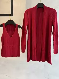 CONJUNTO MODAL - MARJORIE CANELADO - Vermelho na internet