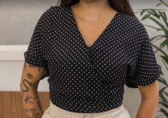 Blusa Poá Transpassada - Doce Flor - comprar online