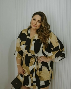 Vestido Estampa Arruaça Plus Size - comprar online