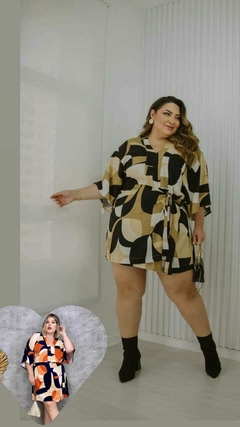 Vestido Estampa Arruaça Plus Size