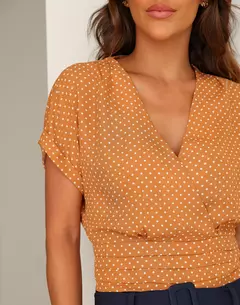 Blusa Poá Transpassada - Doce Flor