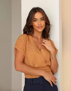 Blusa Poá Transpassada - Doce Flor - loja online