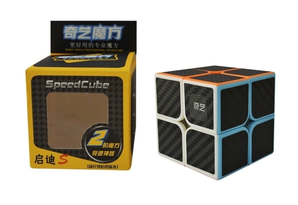 Rubik's Cube 2x2 Fibre de Carbone