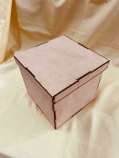 Caja de Fibrofacil cuadrada