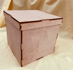 Caja de Fibrofacil cuadrada