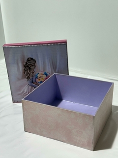 Caja decorativa Mujer 20X20X10 - comprar online