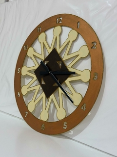 Reloj decorativo circular 60cm Mandala en internet